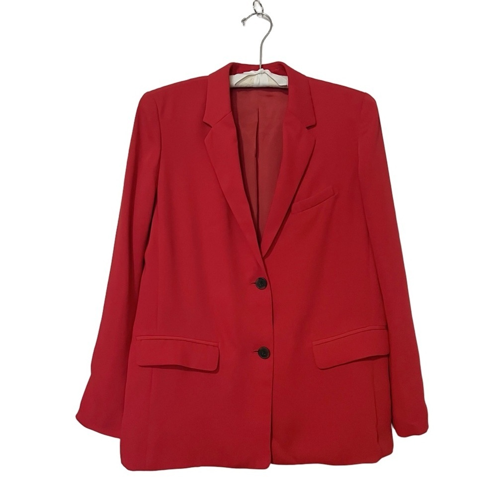 Aritzia Babaton Red Oversized Single Breasted Blazer - Sz S